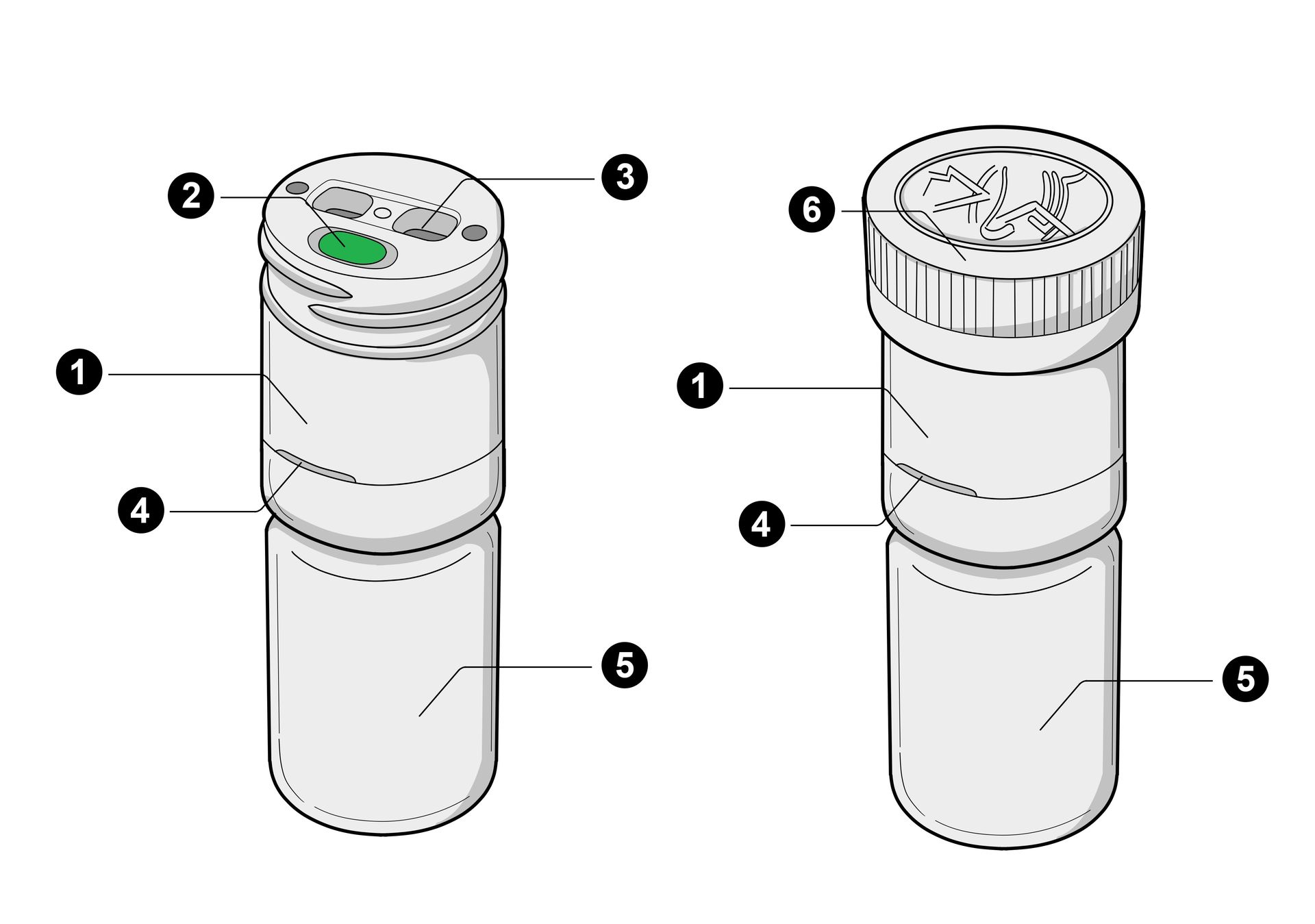 Annotated Diagram of the Pill Connect Dispenser